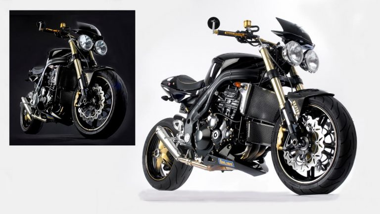 Motorbike - Studio Photograph Motorbike - Studio Photograph