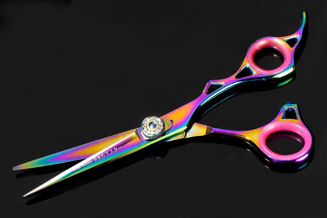 Ninja Master Hairdressing Scissors Advertising Product Photo Ninja Master Hairdressing Scissors Advertising Product Photo