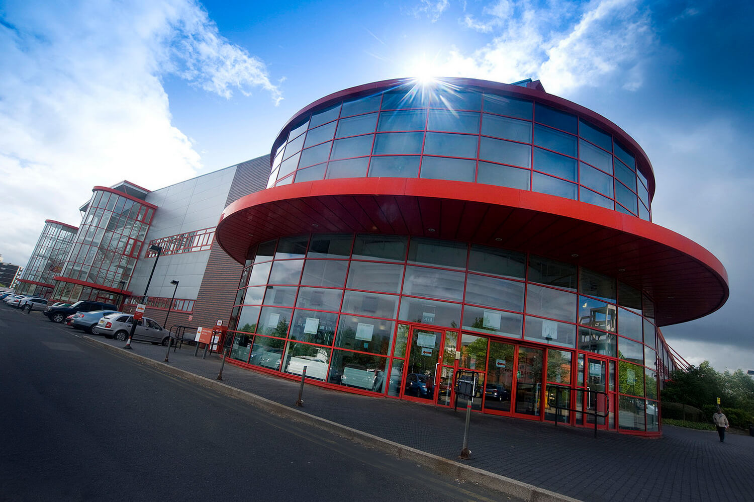 Commercial property photography, interior and exterior, Royal Mail HQ in Wolverhampton, Birmingham for portfolio