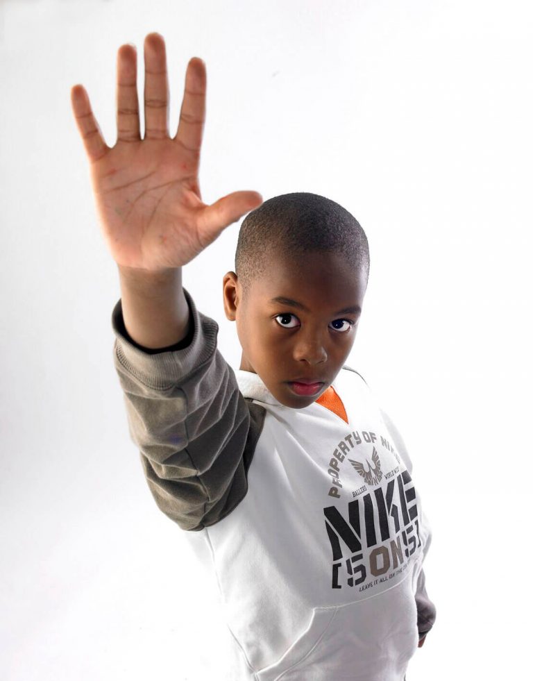 Professional children’s portrait photographer for social initiative project, Wolverhampton, Portable studio photography stop bullying campaign, Birmingham