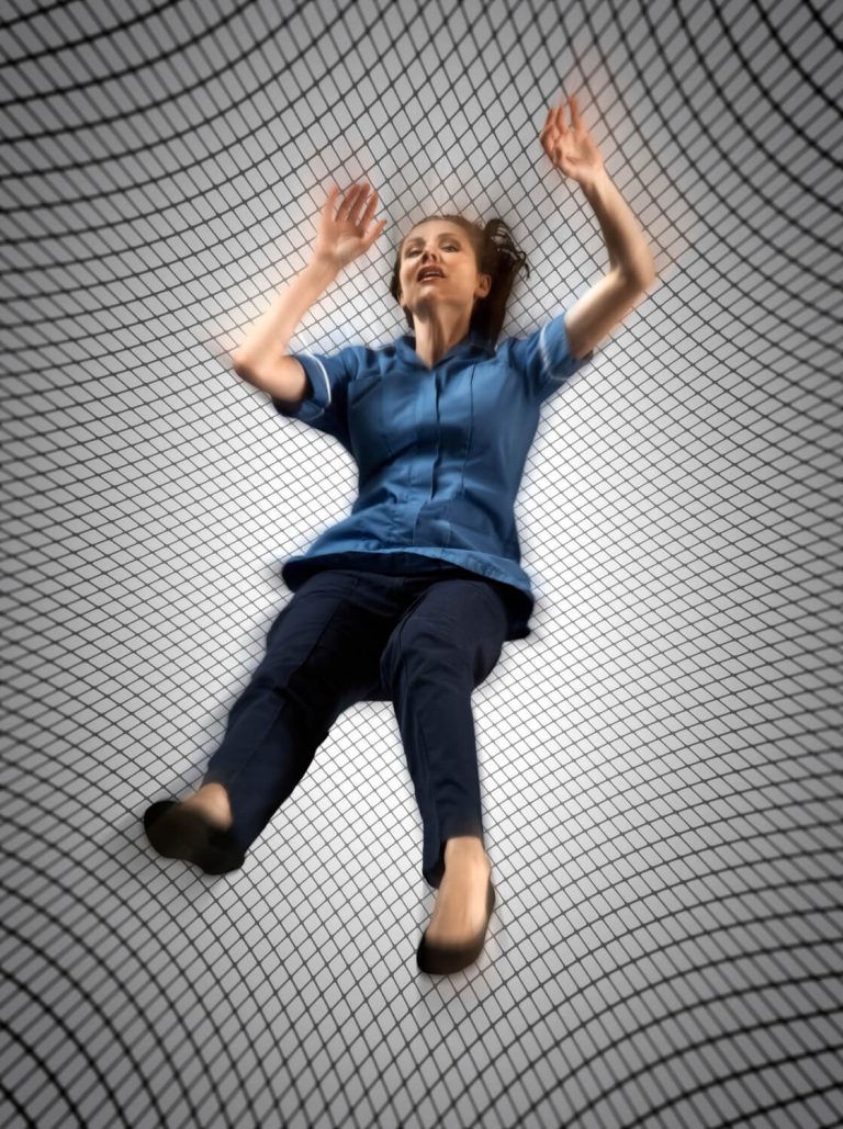 Dramatic studio photography for charity advertising in Bristol, Cavell Nurses - Safety Net Dramatic studio photography for charity advertising in Bristol, Cavell Nurses - Safety Net