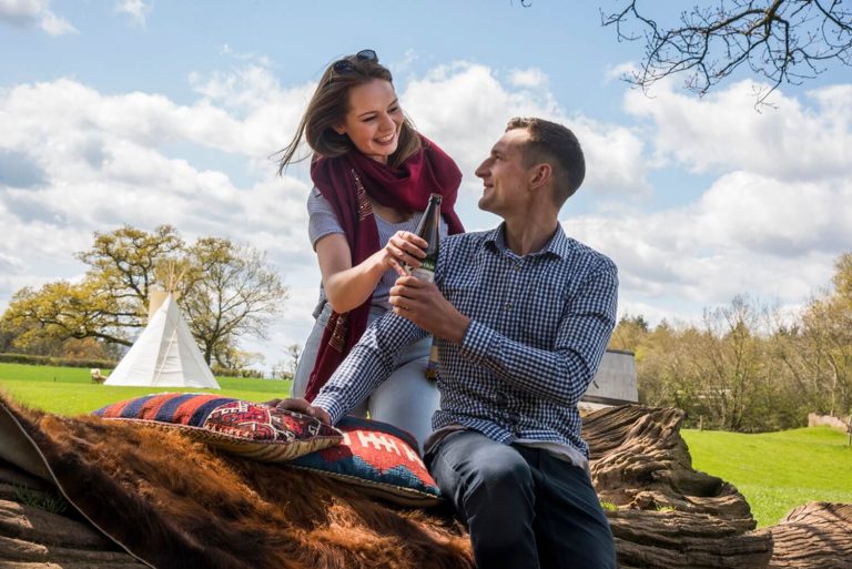 Lifestyle advertising photography in West Midlands and Herefordshire – Teepee Tents