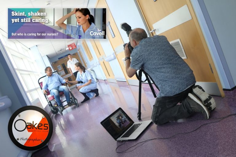 Charity advertising photography in Birmingham - Cavell Nurses campaign Charity advertising photography in Birmingham - Cavell Nurses campaign